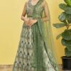 Flawless Multi and Green Colored Designer Lehenga Choli