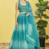SplendidBlue Colored Designer Lehenga Choli