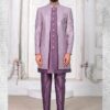 CaptivatingPurple Colored Men’s Designer Sherwani
