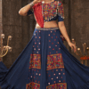 Gorgeous Blue Colored Designer Lehenga Choli