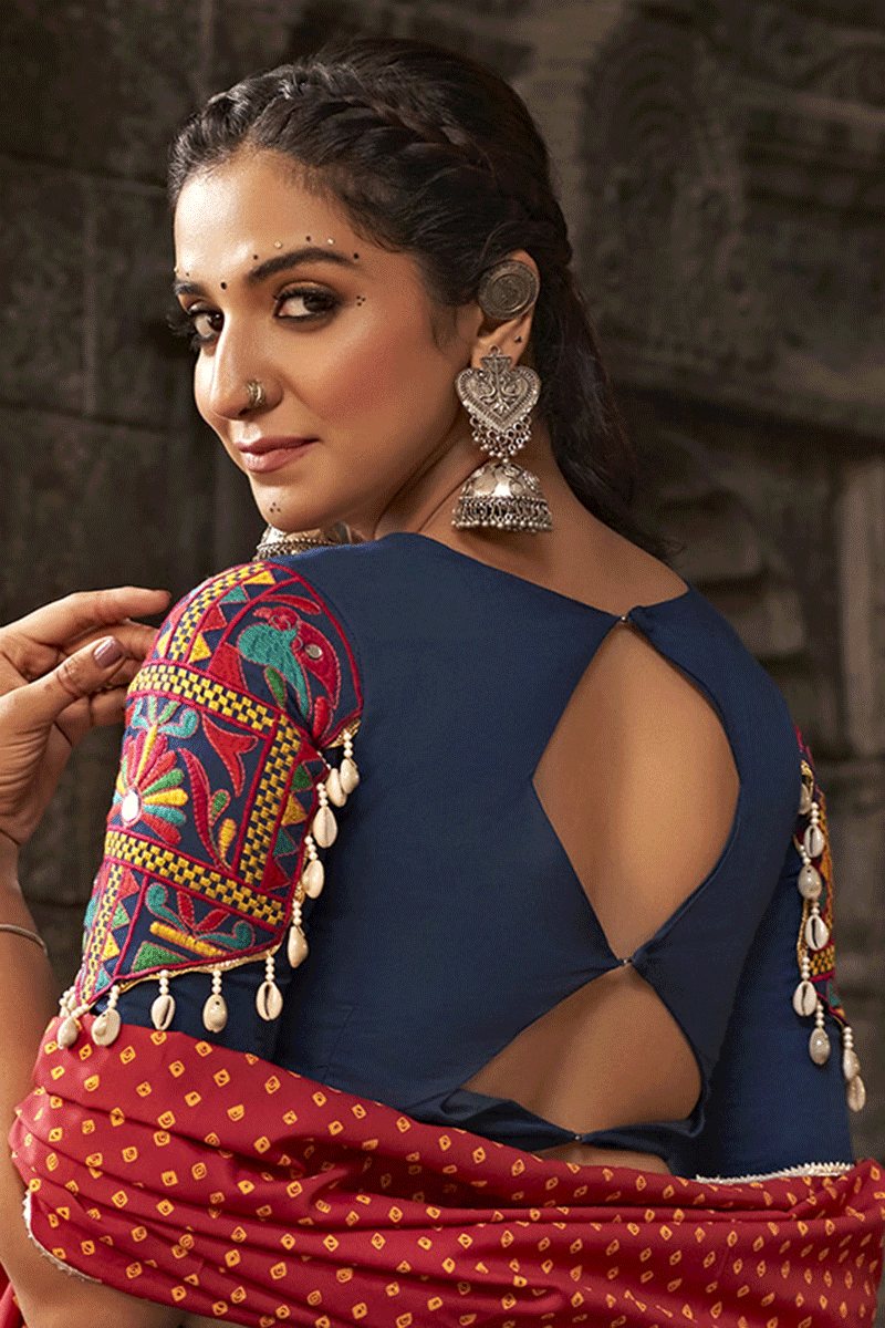 Gorgeous Blue Colored Designer Lehenga Choli