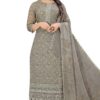 Artistic Grey Colored Designer Suit (Unstitched suit)