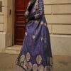 SmashingBlue Colored Designer Saree