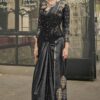 EthnicBlack Colored Designer Saree