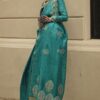 BreathtakingSky Blue Colored Designer Saree