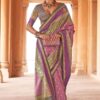 Marvelous Pink Colored Designer Saree