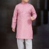 Amazing Pink Colored Designer Kid’s Kurta Pajama Set