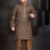 Appealing Multi Colored Designer Kid’s Kurta Pajama Set