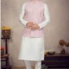 Marvelous Off White Colored Designer Kurta Pajama Set