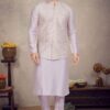 Royal Light Purple Colored Designer Kurta Pajama Set