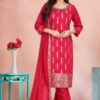 Delightful Pink Colored Designer Suit