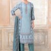 Attractive Sky Blue Colored Designer Salwar Suit