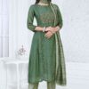 Artistic Green Colored Designer Salwar Suit