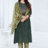 Delightful Green Colored Designer Salwar Suit