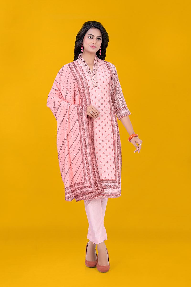 Pretty Pink Colored Designer Salwar Suit