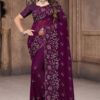 Magnificent Georgette Designer Saree for Party, Engagement or Sangeet