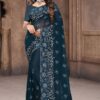Irresistible Georgette Designer Saree for Party, Engagement or Sangeet