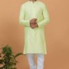 Fancy Mens Designer Kurta and Churidar Set for Festive or Engagement