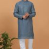 Enticing Mens Designer Kurta and Churidar Set for Festive or Engagement