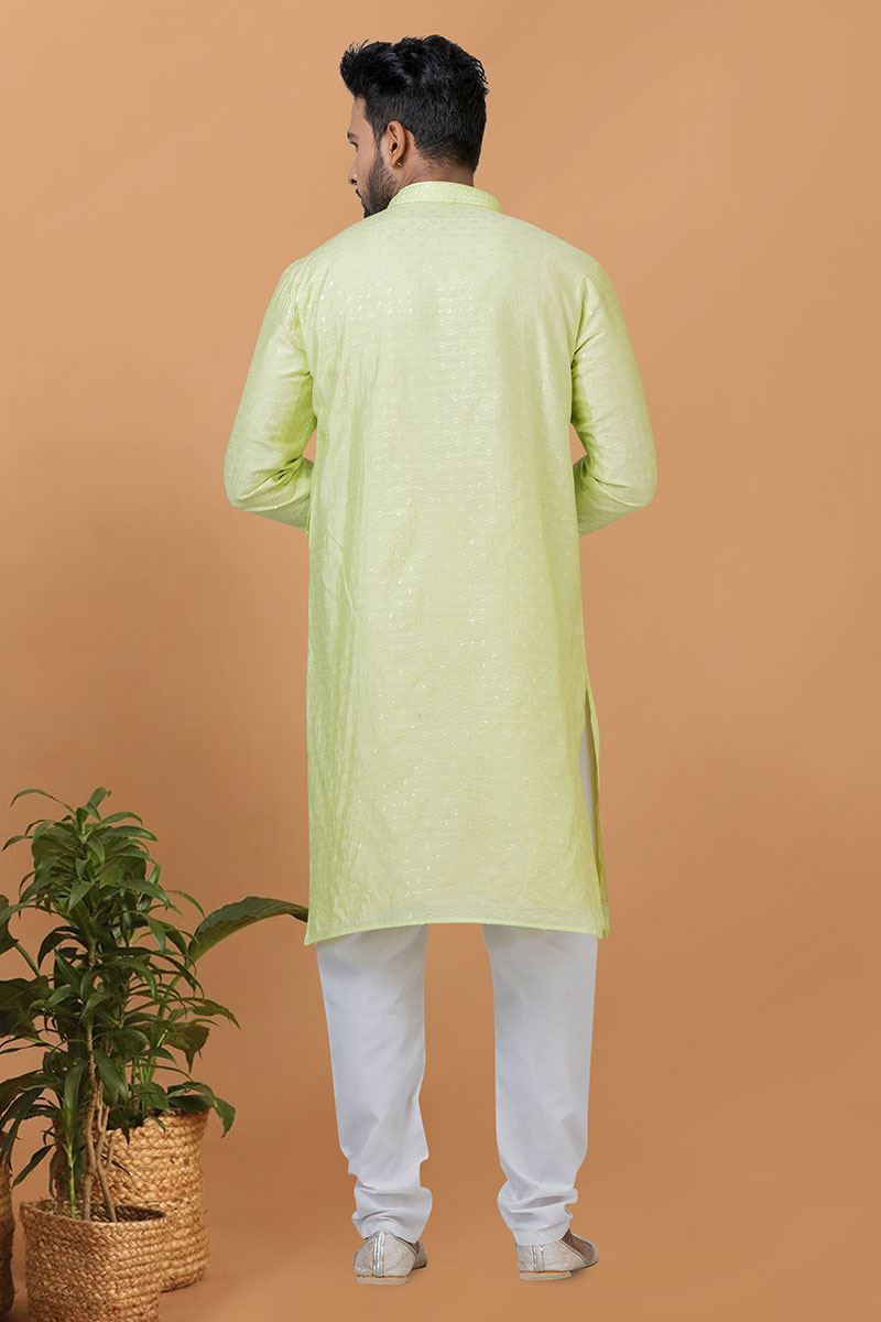 Amazing Mens Designer Kurta and Churidar Set for Wedding or Engagement