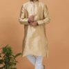 Artistic Silk Mens Designer Kurta and Churidar Set for Festive or Wedding