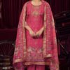 Impressive Magenta Colored Designer Salwar Suit for Festival and Party (Unstitched suit)