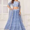 Magnificent Blue Designer Lehenga Choli for Party