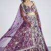 Classy Burgundy Designer Lehenga Choli for Engagement and Reception
