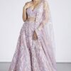 Dashing Mauve Designer Lehenga Choli for Engagement and Sangeet