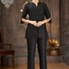 Fashionable Black Designer Co-Ord Suit for Party
