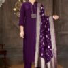Trendy Purple Designer Salwar Suit for Wedding and Party
