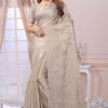 Beautiful Jimmy Choo Designer Saree for Engagement and Reception
