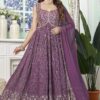 Alluring Lavender Designer Anarkali Suit for Engagement, and Reception