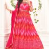 Vibrant Pink Designer Anarkali Suit for Wedding and Festive Wear