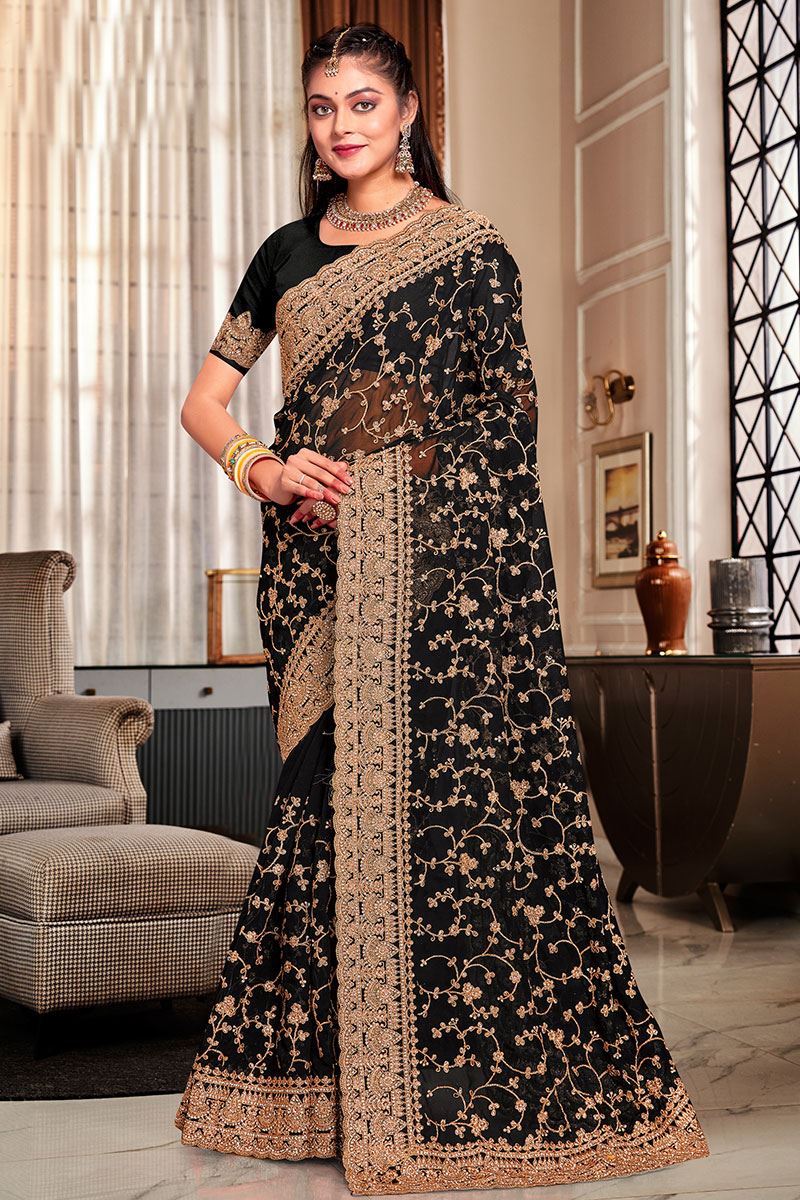 Breathtaking Georgette Designer Saree for Party and Reception