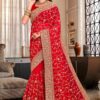 Ethnic Georgette Designer Saree for Party and Reception