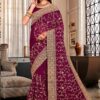 Fascinating Georgette Designer Saree for Party and Reception