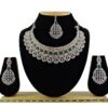 Charming Green Designer Necklace Set for Party, Mehendi and Wedding