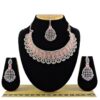 Beautiful Pink Designer Necklace Set for Party and Sangeet