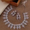 Artistic White Colored Imitation Jewellery-Necklace Set