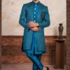 Captivating Designer Indo-Western Sherwani Set for Engagement and Sangeet
