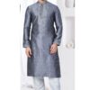 Delightful Grey Designer Kurta and Churidar Set for Party and Sangeet