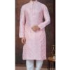 Exuberant Pink Designer Kurta and Churidar Set for Engagement and Reception