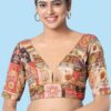 Marvelous Gajari Designer Blouse for Party and Festivals