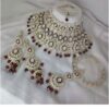 Awesome Maroon Bridal Designer Necklace Set for a Wedding and Reception