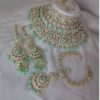Amazing Mint Green Bridal Designer Necklace Set for an Engagement and Reception