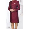 Classy Marron Designer Indo-Western Sherwani for Reception, Wedding