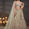 Smashing Sea Green Colored Designer Lehenga Choli