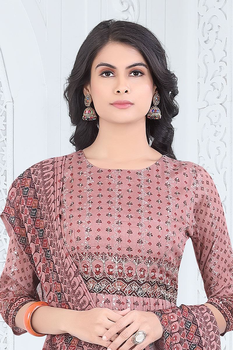 DivinePeach Designer Palazzo Suit for Festival and Party