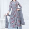 AlluringBlue Designer Palazzo Suit for Festival and Party